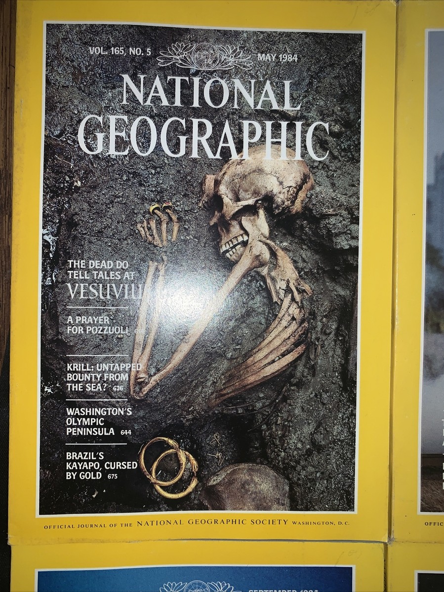 ナショナルジオグラフィック英語版1984年 National Geographic Magazine, January 1984 (Vol. 165, No. 1
