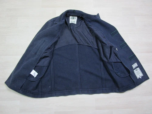 Camplin Vintage Wool Pea Coat Navy Blue Outdoor Supply Size (54) Men's Jacket image 9