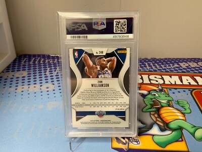 2019 PANINI PRIZM ZION WILLIAMSON SILVER PRIZM ROOKIE RC PSA 9 | eBay