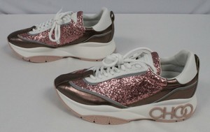 jimmy choo raine glitter sneakers