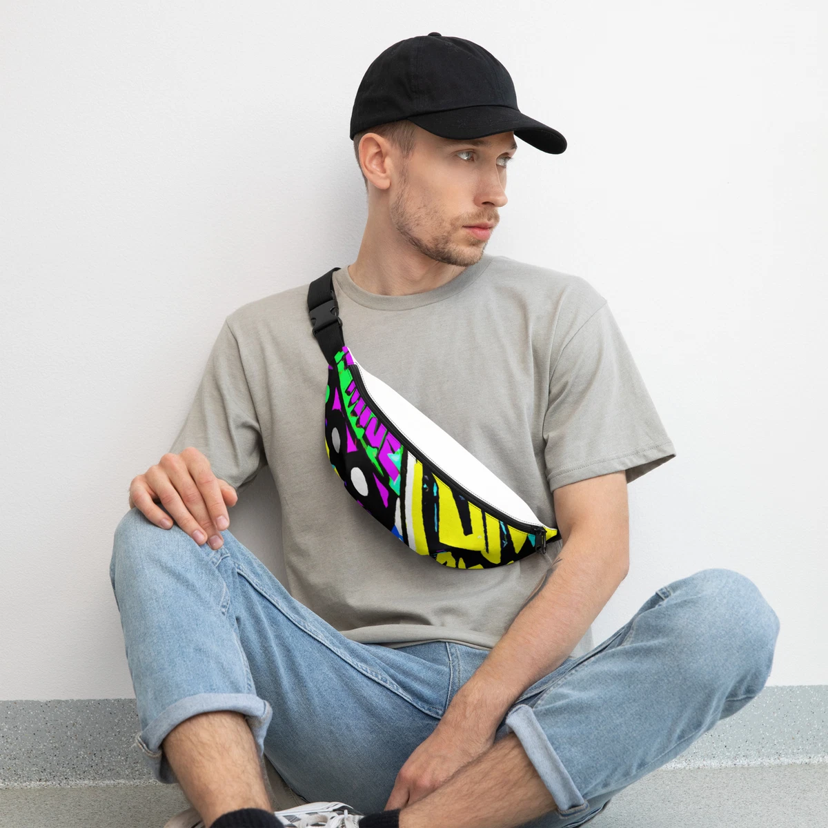 Stay Stylish with Our Trendy Pop Culture Fanny Pack - Bold Graphics and  Colors!