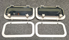 1986 Catalina 25 Sailboat Porthole Windows Pair OEM 5" X 12"