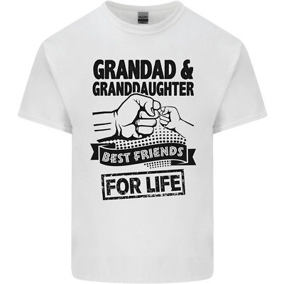 Großvater Und Enkelin Großeltern Tag Herren Baumwolle Maglietta T-Shirt