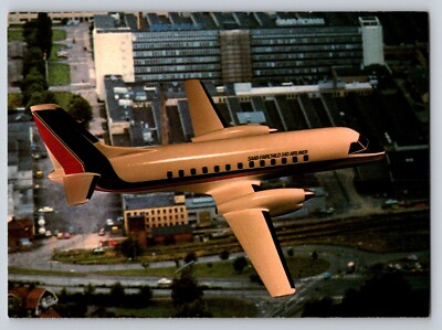 Aviation Airplane Airline Saab-Fairchild 340 4x6 Postcard
