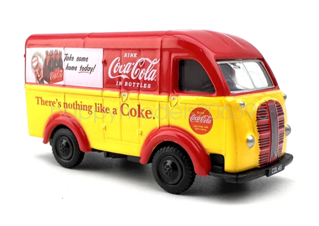 VANS Modellino furgone consegna coca cola Austin 8 1:76 auto in metallo pressofuso