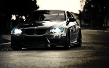 Cars bmw vehicles Desk Mat Stitched