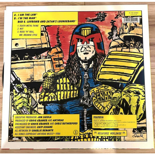 Anthrax/I Am The Law, Japan Edition, with Obi, Board Near Mint | eBay