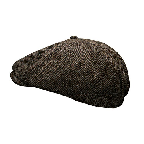Heritage Traditions Tweed Peaky Panel Cap, Men and Womens Hats, Mens Flat Caps - Picture 25 of 61