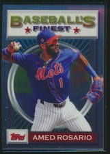 2020 Topps Baseball's Finest Flashbacks #174 Amed Rosario New York Mets