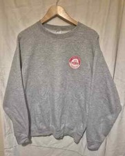 Port  Company Jumper Pullover Grey Men's Long Sleeve Size Large Vintage