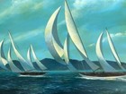 Marine painting, original O/C by Scott Duncan, framed. — photo 1