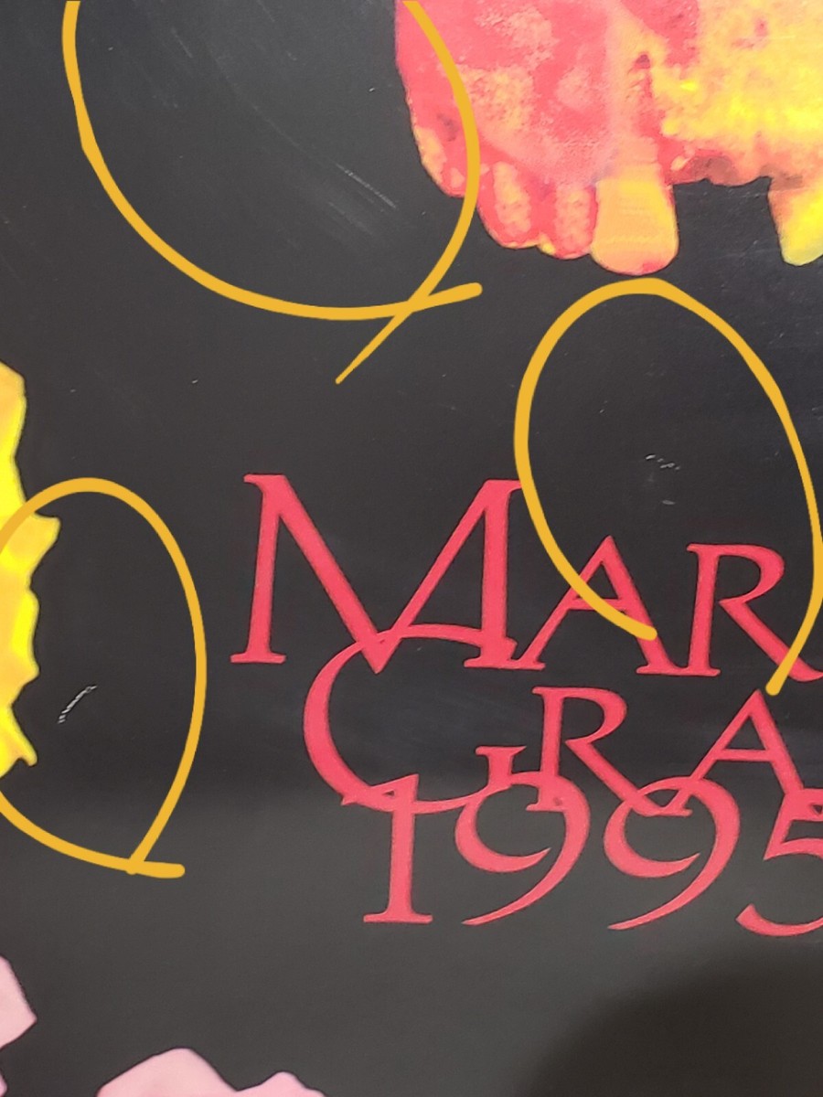 額装品/グレイトフルデッド Mardi Gras 1995/アートポスター