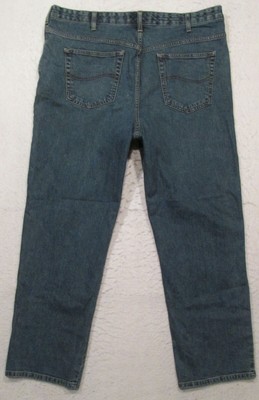 lee custom fit waistband jeans