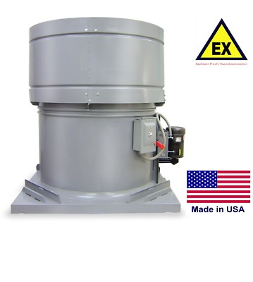 ROOF EXHAUST FAN - Explosion Proof - 36'' - 3 Hp - 115/230V - 1 Ph - 20,300 CFM