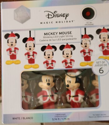 Disney Magic Holiday Mickey Mouse Blinking LED Light String