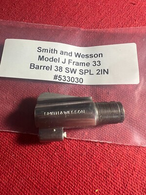 Smith and Wesson Model J Frame Barrel 38 SW SPL Stainless #9