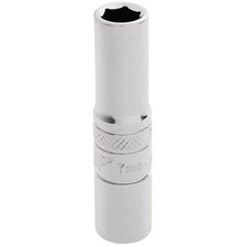 Image of Draper Expert Quality 1/4" Square Drive Hi-Torq 6 Point Deep Socket - 7mm