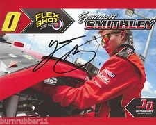 SIGNED 2017 GARRETT SMITHLEY "FLEX SHOT JDM" #0 NASCAR XFINITY SERIES POSTCARD