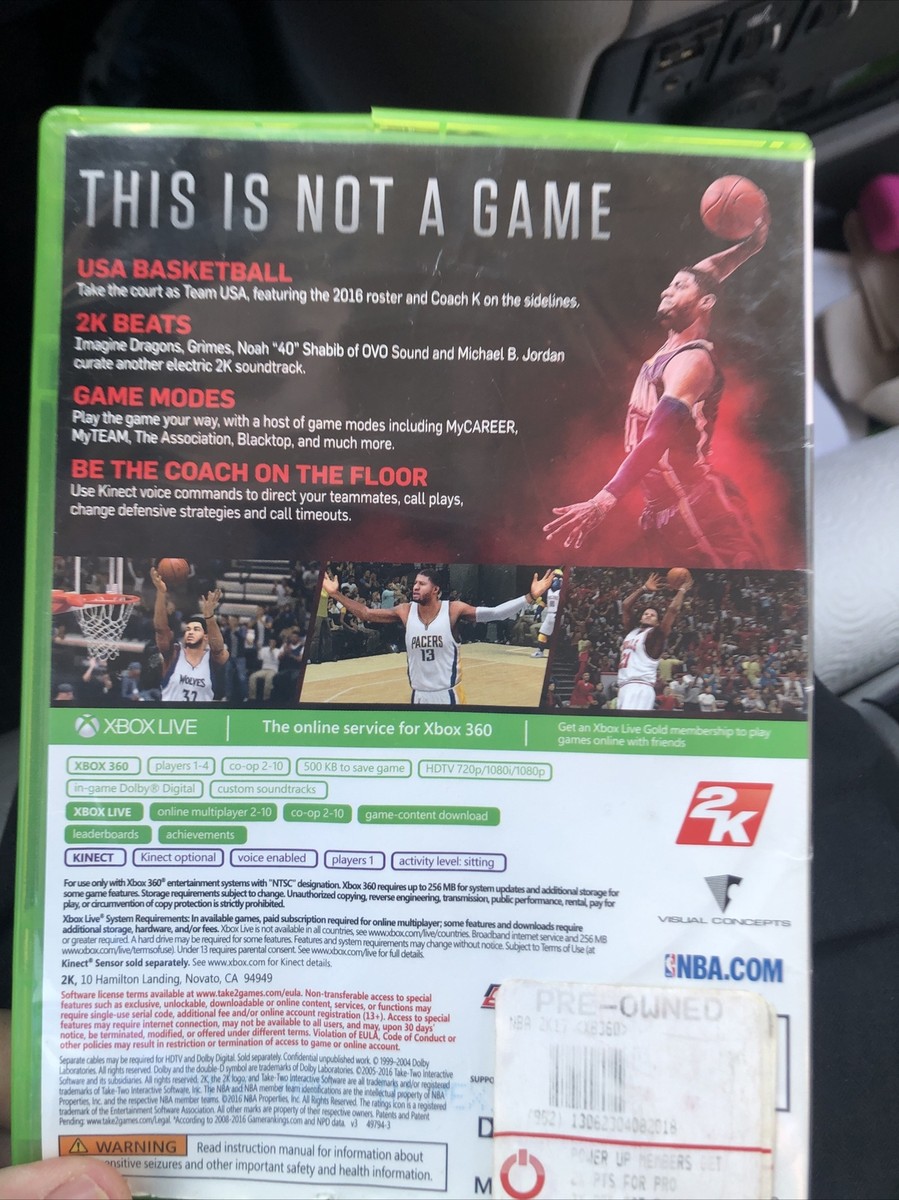 NBA 2K17 (Xbox 360, 2016) | eBay