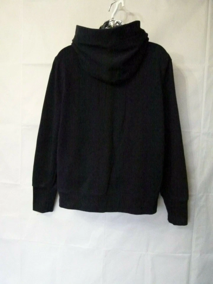 Женская толстовка с капюшоном Tommy Hilfiger на молнии темно-синяя хлопковая смесь размер L большой - Изображение 2 из 4