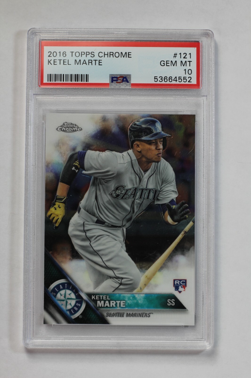 2016 Topps Chrome KETEL MARTE #121 Rookie Card PSA 10 Gem Mint RC QTY