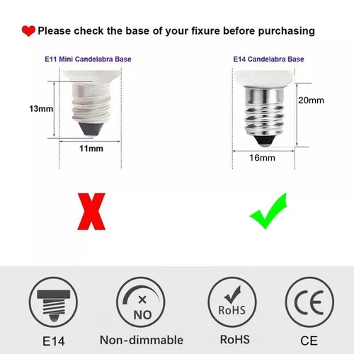 10x E14 LED 5W Light Bulb COOL, WARM WHITE Replacement For Halogen Capsule Bulbs - Picture 6 of 14