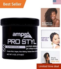 Pro Styl Styling Gel - Protects and Strengthens Your Strands - Non-Flaking, A...