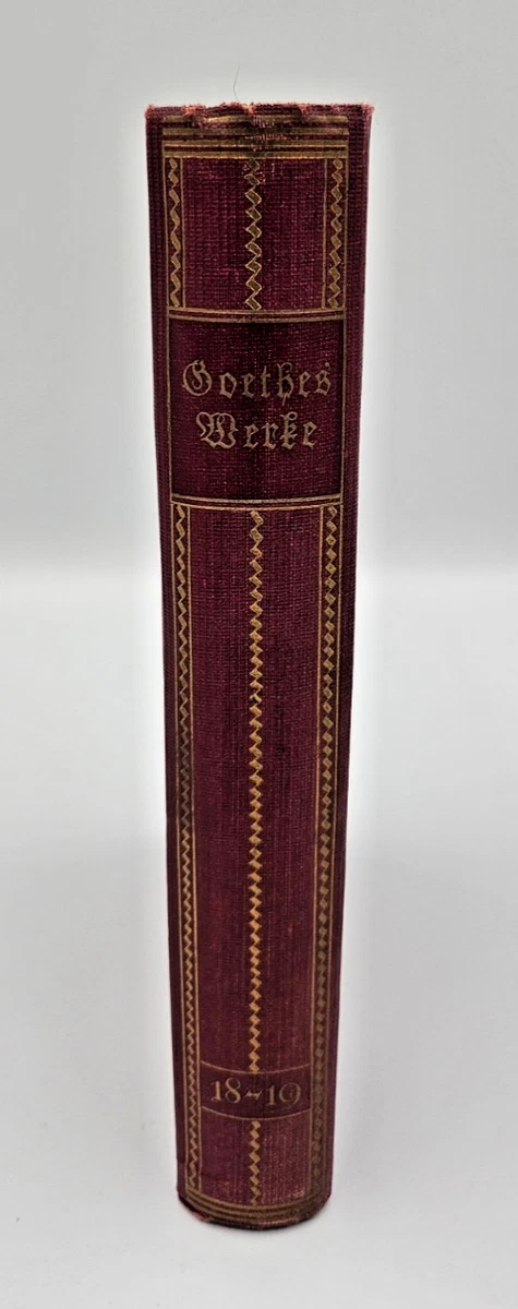 Antiquarian & Collectible Johann Wolfgang von Goethe Books in