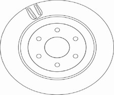 TRW 2x Bremsscheibe hinten Ø308 mm belüftet für Mercedes-Benz X-Klasse 470