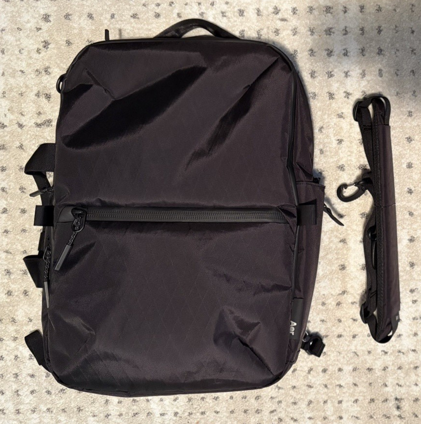 AER FLIGHT PACK 3 X-Pac Edition Black EDC travel backpack 20L | eBay