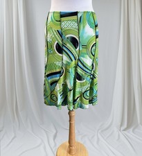 Colorful Psychedelic Skirt 90s Abstract Retro Boho Hippie Indie Festival Fairy 8
