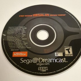 Sega Dreamcast Cyber Troopers Virtual-On: Oratorio Tangram USA Complete CIB