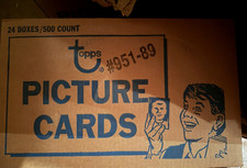 1989 TOPPS Baseball Vending Box 500 ct Factory Sealed Case Original Owner Mint!!