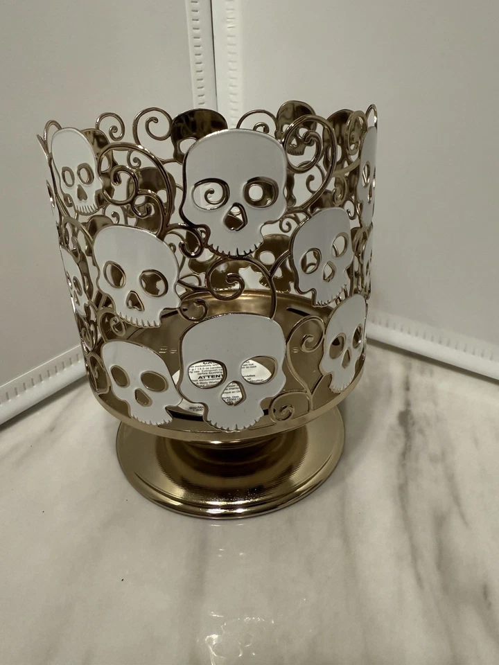 Candelabro calavera tarro grande Bath & Body Works Foto 2 de 4