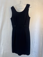 White House Black Market Little Black Dress Zipper Back Size 8 NWT
