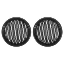 2pcs 1" Black Car Audio Speaker Cover Mesh Subwoofer Grill Horn Guard Protector