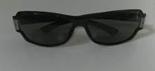 Vtg Gucci Black Green Lenses Wrap Sunglasses Italy GG 2547/S NE8 59  12 - 120