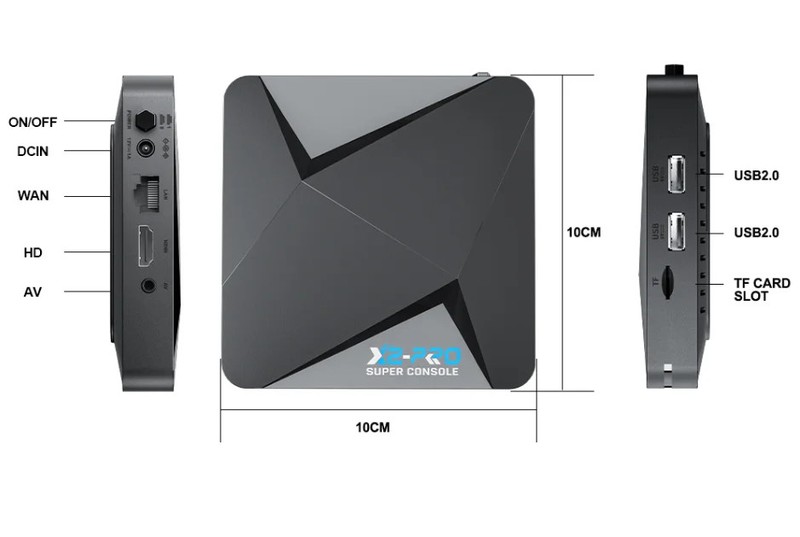 Super Console X2 Pro 70000+ Games Retro Video Game Console Android TV 9.0