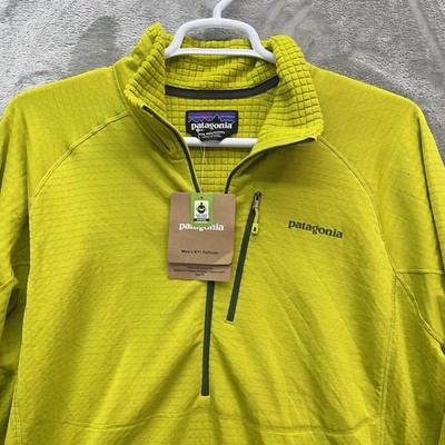 Patagonia sweater Men 2XL R1 Polartec Waffle Fleece fluid green Regulator 40109