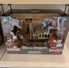 Disney Parks Pirates of the Caribbean Mickey Mouse Pirate Ship Deluxe Playset