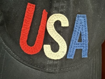 3x NEW OLD NAVY USA Blue Baseball Hat Cap Cotton Fabric Adjustable Juniors NWT