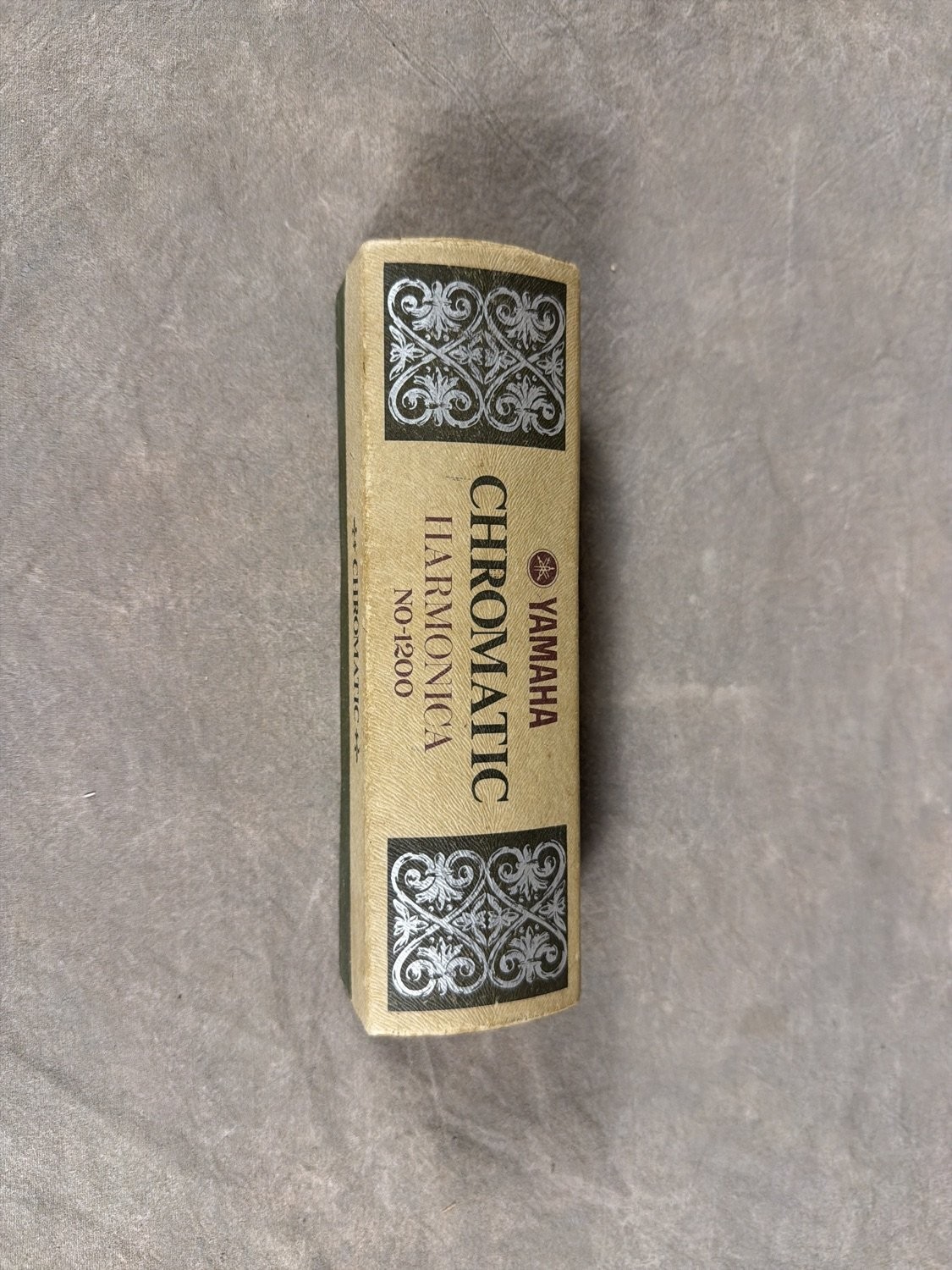 Vintage Yamaha No. 1200 Chromatic Harmonica Nippon Gakki Japan w/ Box A440
