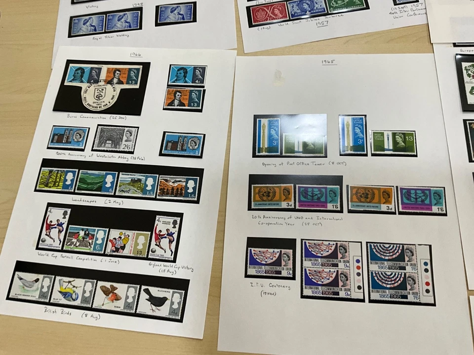 GB KGV - QE MOST MNH little mh 15 leaves #263 - Image 4 of 4