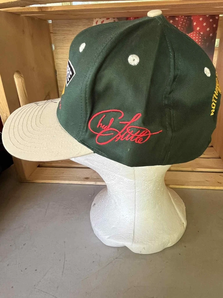 Gorra de béisbol John Deere Chad Little #97 *FIRMADA POR EL CONDUCTOR* NASCAR DE COLECCIÓN Foto 4 de 4