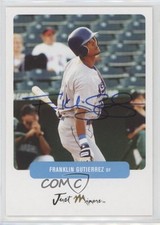 2003 Just Minors Prospects Preview /50 Franklin Gutierrez #PREVIEW2 Auto 0b2
