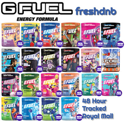 G Fuel Energy Drink Formel Dosen 40 Portionen Koffein zuckerfrei GFuel UK Verkäufer