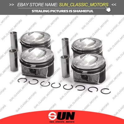 STD Pistons Rings Set Ø76.5mm For VW Jetta Golf Plus Tiguan Scirocco 1.4TSI CAVD