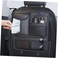 Car Seat Organizer Car Seat Back Organizer Large Capacity Car Seat Back Black