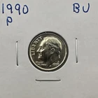 1990-P Roosevelt Dime BU (Brilliant Uncirculated) Philadelphia Mint