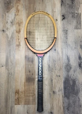 Vintage Donnay Allwood Bjorn Borg Tennis Racquet Light 4 Won Wimbledon  In 1976 - Photo 1/4